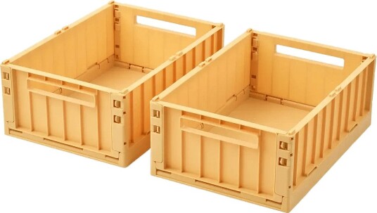 Liewood Weston Storage Box M 2-Pack - YUZU - One Size