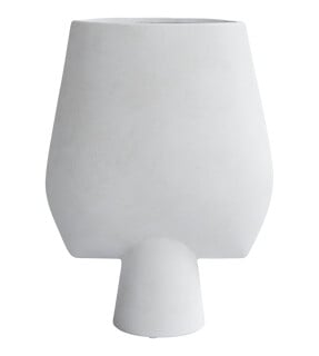Sphere vase Square Big, Bone White Sphere vase Square Big, Bone White