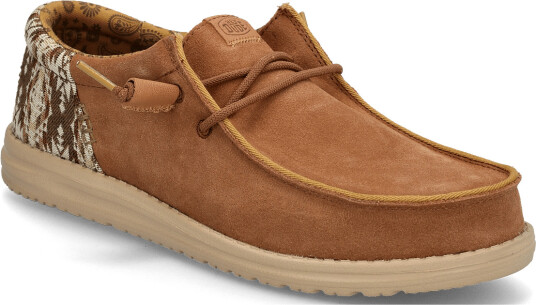 Hey Dude Wally Funk Teton Suede Brown 42