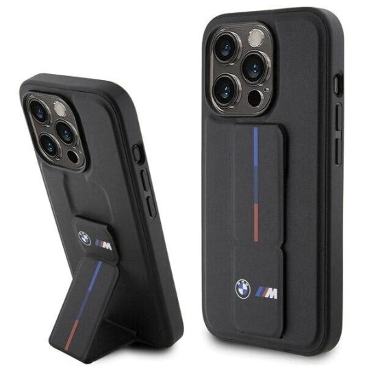 BMW Grip Hot Stamp Mobildeksel for iPhone 15 Pro Max - Svart BMW Grip Hot Stamp Mobildeksel for iPhone 15 Pro Max - Svart