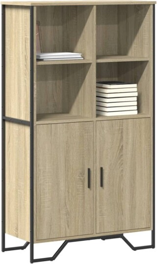 Highboard sonoma eik 79,5x35,5x137,5 cm konstruert tre