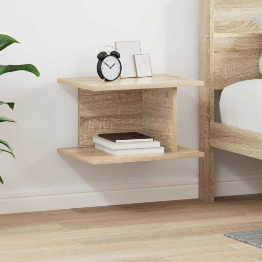  Nattbord Sonoma eik 40 x 30 x 25 cm Konstruert tre