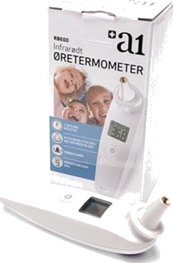 a1 øretermometer infrarødt RB600 1 stk a1 øretermometer infrarødt RB600 1 stk