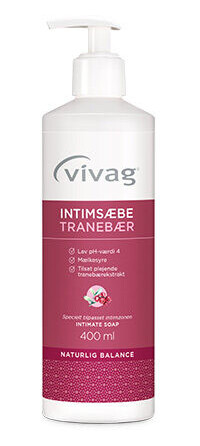 Vivag Intimsæbe Tranebær  400 ml