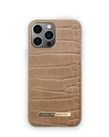 iDeal of Sweden Atelier Case Iphone 12pm/13pm Camel Croco
