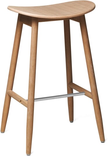 Massproductions - Icha Bar Stool H 650 Natural Oak Utan Klädsel Barstoler Chris Martin Tre Farget