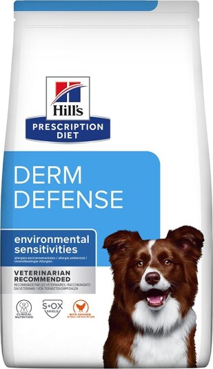 Hill'S Prescription Diet Canine Derm Defense Hundefôr Med Kylling 2 X 12 kg