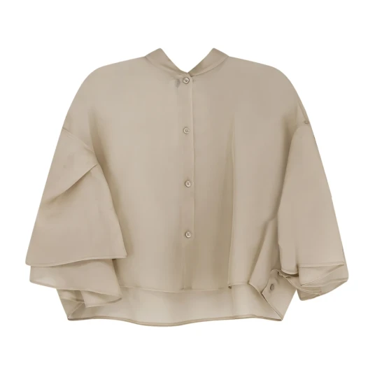 Max Mara, Dame, Bluser & Skjorter, Beige, L,