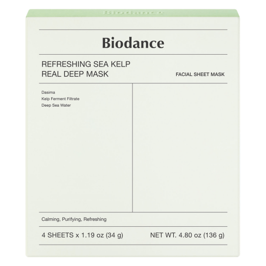 Biodance Refreshing Sea Kelp Real Deep Mask 4pcs Biodance Refreshing Sea Kelp Real Deep Mask 4pcs