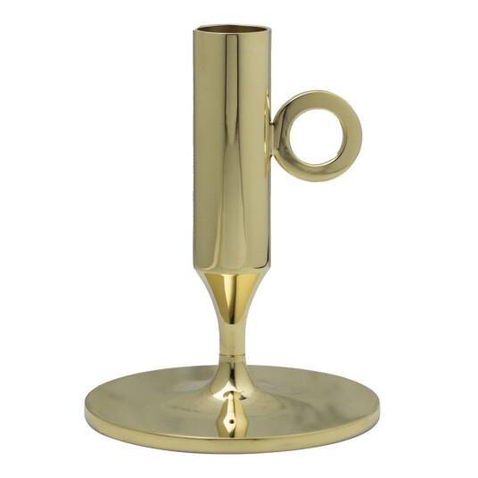 Skultuna Nattoffice lysestake 12,5 cm messing