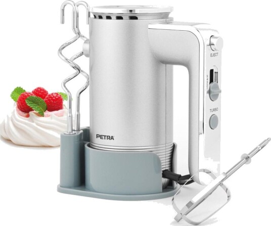 Petra PT5250VDEEU10 Easy Store Håndmikser - 300W - Hvit, Grå Petra PT5250VDEEU10 Easy Store Håndmikser - 300W - Hvit, Grå