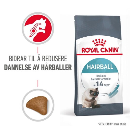 Royal Canin Hairball Care Tørrfôr til Katt 2 x 10 kg - Motvirker Hårballer