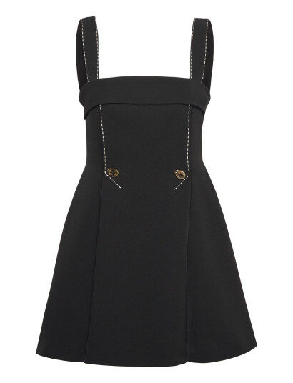 STINE GOYA 2360 Structured Crepe, Mini Dress W - Black - S