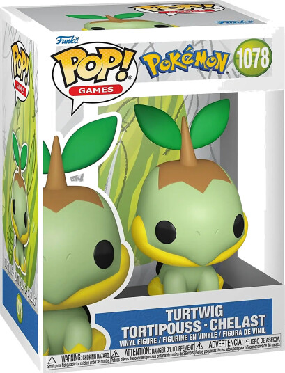 Funko Pop Pokémon Turtwig Vinyl Figur - Rosa