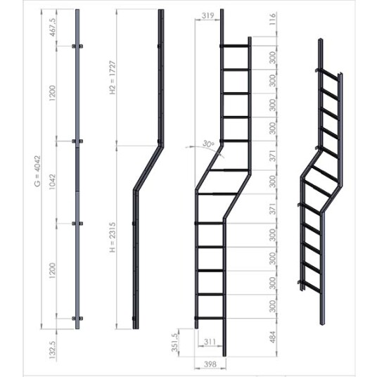 Modum Gesimsstige G2 Modum Gesimsstige G2