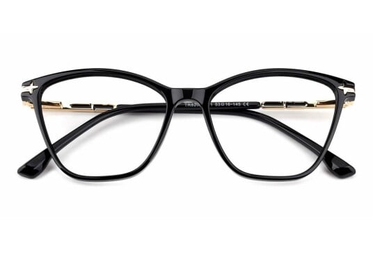 Eo Selection Damebriller Mystic fra eo Selection Svart Plast,Metall cateye Medium