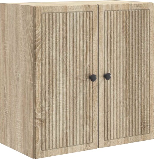 vidaXL Vegghengt skap Sonoma eik 59 x 31 x 60 cm Konstruert tre vidaXL Vegghengt skap Sonoma eik 59 x 31 x 60 cm Konstruert tre