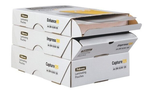 Fellowes Laminating Pouches Enhance 80 micron Fellowes Laminating Pouches Enhance 80 micron
