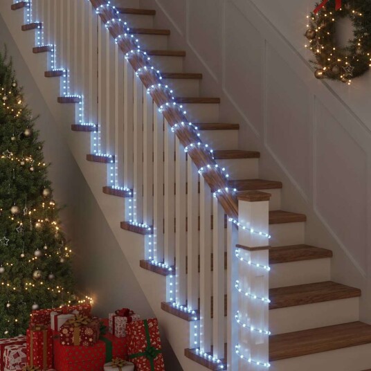 Lyskabel med 2400 LED Kald Hvit 100 m PVC Lyskabel med 2400 LED Kald Hvit 100 m PVC
