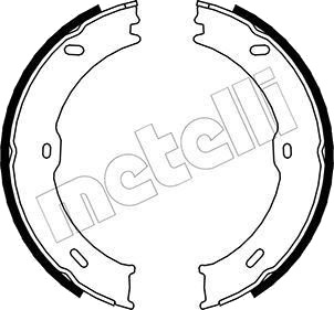 Bremseskosett håndbrems METELLI 53 0246 Bremseskosett håndbrems METELLI 53 0246