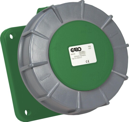 Garo Uiv 3125-2 S Paneluttak IP67, 4-Polet, 125 A Grønn, 2 H