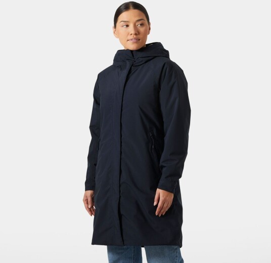 Helly Hansen Lily Insulated Raincoat Dame Marineblå Marineblå XS