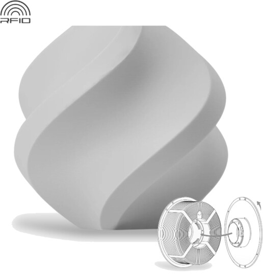 Bambu Lab Pla Basic Refill Light Gray