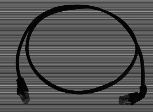 Telegärtner 100008676 Rj45 Nettverkskabel Patchkabel Cat 6A S/Ftp 5,0 M Svart Flammehemmende Med Bøylebeskyttelseshette 1 Stk.