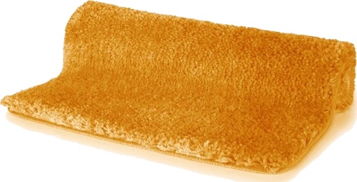 Spirella badematte Highland oransje 60x90 cm