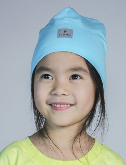 Ildhu Beanie With Reflective Details   Blue   ONE SIZE