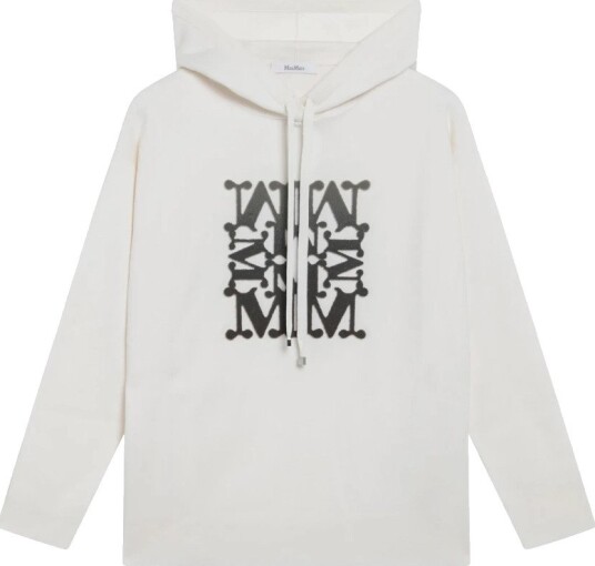 Max Mara Dame Gensere & Hettegensere Hvit S,