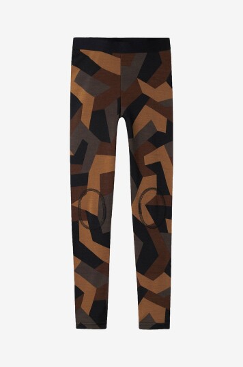 Name It Leggings NkmWillto Wool Longjohn Svart