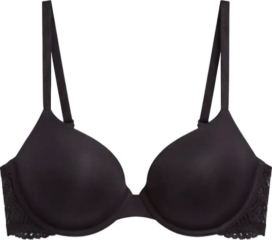 Calvin Klein Lightly Lined Perfect Coverage BLACK 70 B Calvin Klein Lightly Lined Perfect Coverage BLACK 70 B