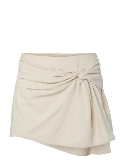 Pieces Pcagnes Hw Skort Wvn Bc Cream L