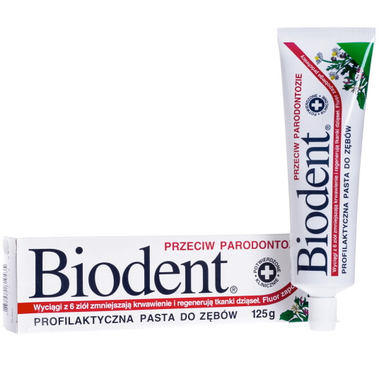 Periodontitt Tannkrem BIODENT Periodontitt 125g Periodontitt Tannkrem BIODENT Periodontitt 125g