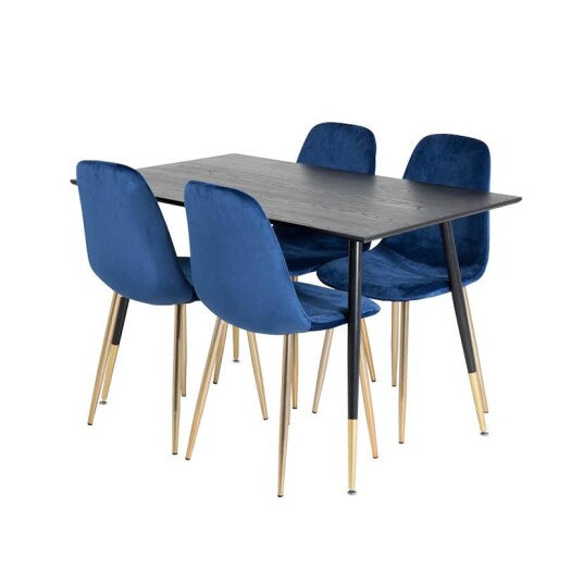 Venture Home Spisegruppe Venture Home Dipp med 4 Polar Stoler GR20003
