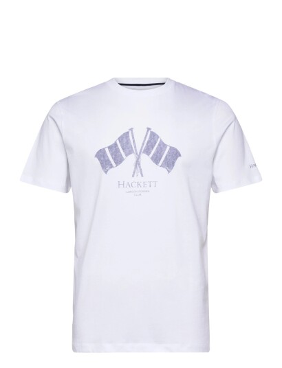 Hackett London Heritage Lrc Flag Tee White M