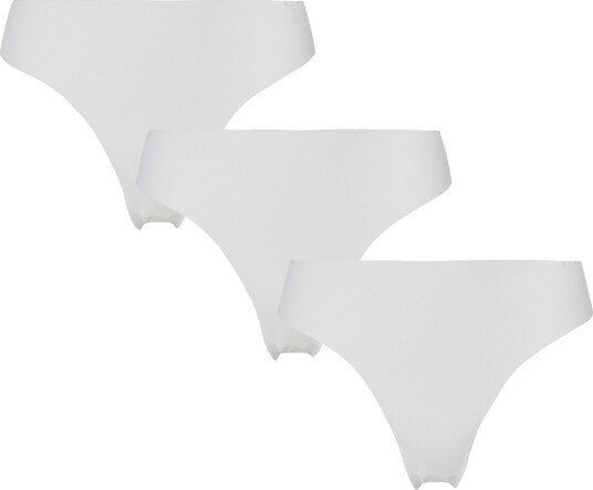 Pieces Namee Thong 3 Pack Hvit XS