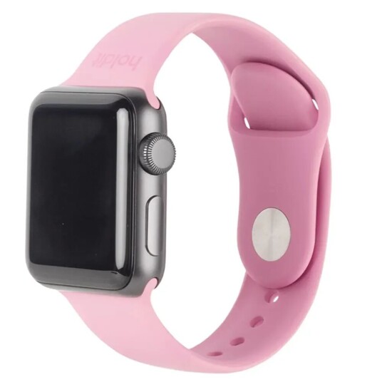 Apple Watch (38/40/SE/41MM) Holdit Silikon Klokkearmbånd - Pink