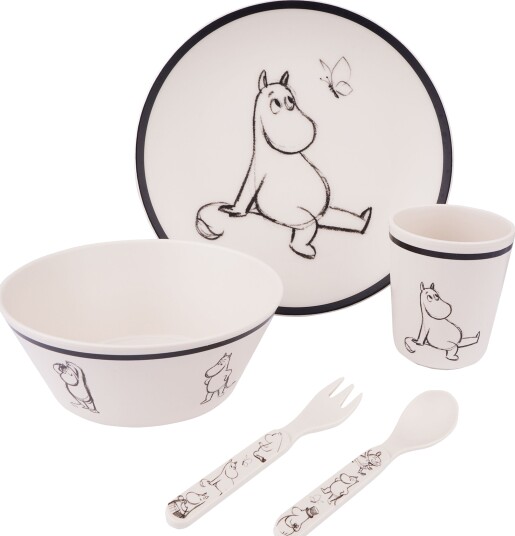 Mummitrollet Servisesett 5 Deler