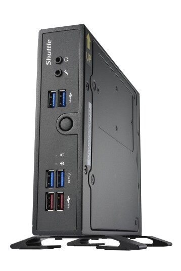 Shuttle XPC Slim DS50U Mini-PC med Intel Celeron 7305 og UHD Grafikk, Sort Shuttle XPC Slim DS50U Mini-PC med Intel Celeron 7305 og UHD Grafikk, Sort
