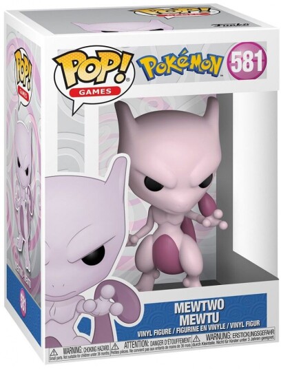 Funko Pop! Pokemon Mewtwo Vinylfigur 10 cm samlerobjekt