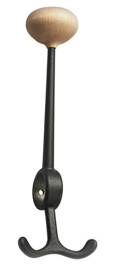 Essem Design Oskar krok sort, knott av bj?rk
