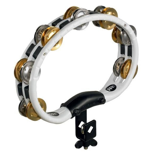 Meinl Tmt-2-M-Wh Tamburin, M/feste, Nikkel/brass, Hvit M