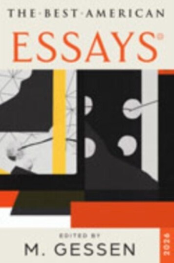 The Best American Essays 2026 The Best American Essays 2026