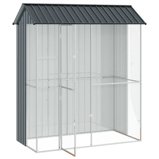 Fuglebur Antrasitt 215 x 110 x 247 cm Galvanisert Stål