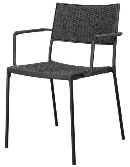 Cane-line Less stol m/armlener Lava grå Grå