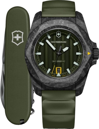 Victorinox Herreklokke 242021.1 I.N.O.X. Sort/Gummi Ø41 mm Victorinox Herreklokke 242021.1 I.N.O.X. Sort/Gummi Ø41 mm