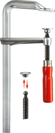 Bessey GZ60 Skruetvinge 600x120 mm Håndverktøy med Høy Klampkraft
