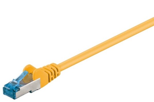 Goobay Cat 6A Koblingskabel S/Ftp (Pimf) Gul - Kabellengde 7,5 M